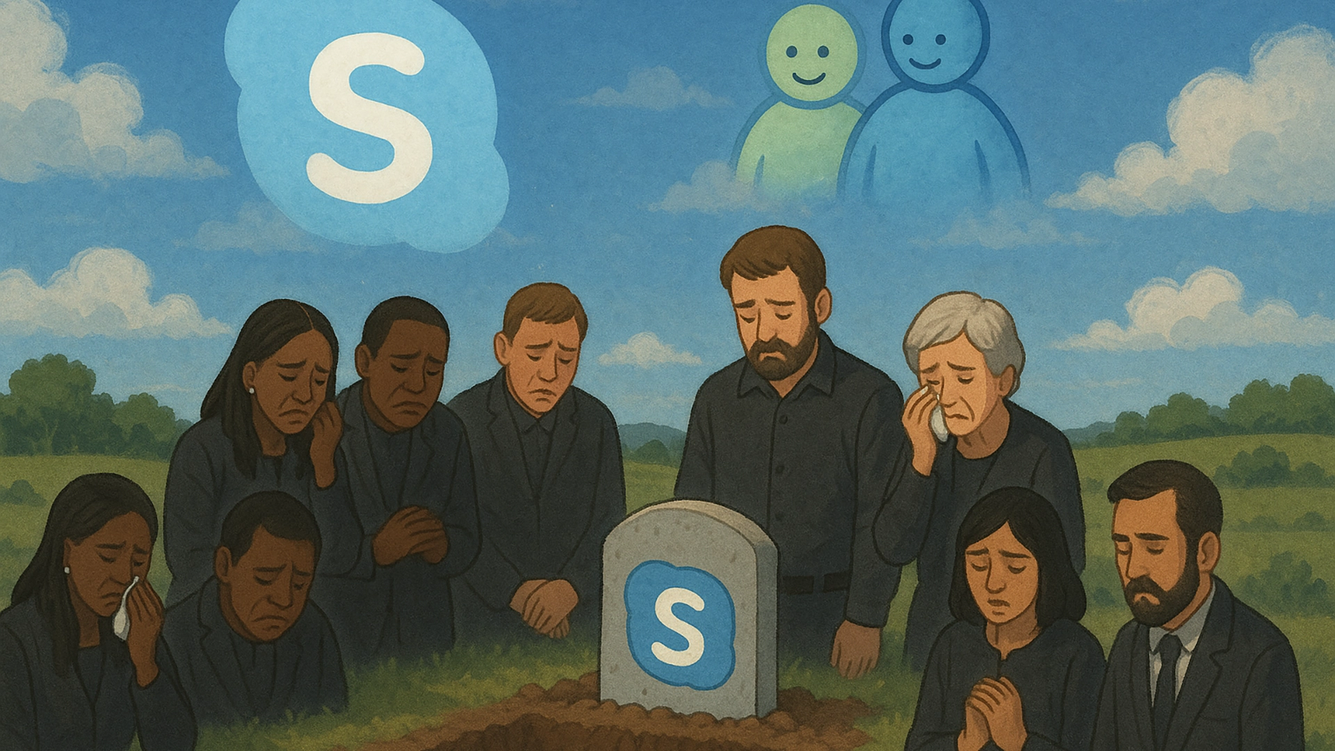 N&aacute;zor: Skype je pryč &ndash; Online pam&aacute;tn&iacute;k milovan&eacute; technologie